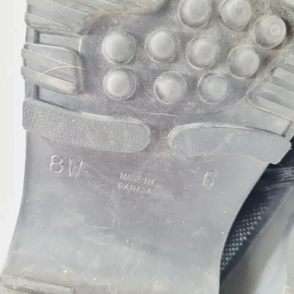 Women's Baffin Cambrian Snow Winter Boots Black Size 8 Made in Canada